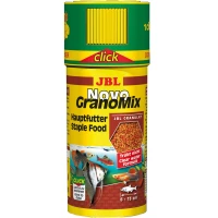 JBL Novo GranoMix Click Корм для середніх та великих акваріумних риб з дозатором (гранули)