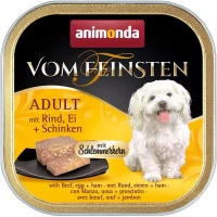 ANIMONDA Vom Feinsten Влажный корм для взрослых собак всех пород (с говядиной, яйцом и ветчиной)