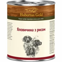 HUBERTUS GOLD Вологий корм для дорослих собак усіх порід (з яловичиною та рисом)