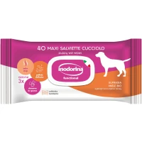 INODORINA Functional Очищувальні вологі серветки для цуценят (з екстрактом очанки, медом та квітковим ароматом)