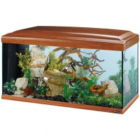 FERPLAST Cayman 110 Professional Скляний акваріум з лампами, внутрішнім фільтром та таймером