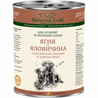 HUBERTUS GOLD Вологий корм для цуценят та молодих собак усіх порід (з ягням та яловичиною)