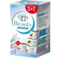 OPTIMEAL Beauty Adult Cat Набір вологих кормів для дорослих котів (3+1)