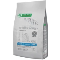 NATURE'S PROTECTION Superior Care White Dogs Grain Free Сухий корм для дорослих собак малих порід з білим забарвленням (з оселедцем)