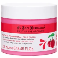 IV SAN BERNARD Frutta Black Cherry Маска для короткошерстих котів та собак (з рисовими протеїнами та  екстрактом вишні)