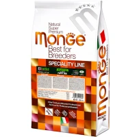 MONGE Dog Bwild Grain Free Puppy & Junior Сухой корм для щенков всех пород (с уткой)