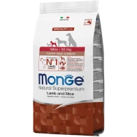 MONGE Dog Mini Puppy & Junior Сухий корм для цуценят малих порід (з ягням)