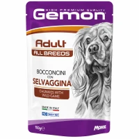 GEMON Adult All Breeds Вологий корм для дорослих собак усіх порід (з яловичиною та шинкою)