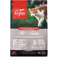 ORIJEN Fit & Trim Cat Сухий корм для підтримки здорової ваги дорослих котів всіх порід (з куркою)