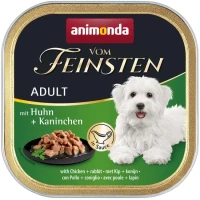 ANIMONDA Vom Feinsten Adult Вологий корм для дорослих собак всіх порід (з куркою і кроликом)