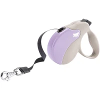 FERPLAST Amigo Tape Beige-Violet Повідець-рулетка для собак