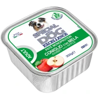 MONGE SDE Dog Fruit Вологий корм для дорослих собак усіх порід (з кроликом та яблуками)