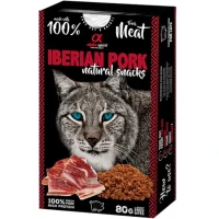 ALPHA SPIRIT Cat Iberian Pork Natural Snacks Напіввологі ласощі для дорослих котів всіх порід (з іберійською свининою)