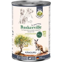 BASKERVILLE FOS Holistic Вологий корм для собак з чутливим травленням та літніх собак (з кенгуру)