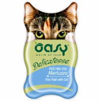 OASY Delicatesse Adult Cat Pate Вологий корм для для дорослих котів (з тріскою)