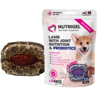 LK BAITS PET Nutrigel Lamb S-M Функціональні ласощі для суглобів собак малих та середніх порід (з ягням і пробіотиками)
