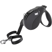 FERPLAST Amigo Cord Black Повідець-рулетка для собак зі шнурком