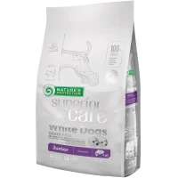NATURE'S PROTECTION Superior Care White Dogs Grain Free Сухий корм для цуценят усіх порід з білим забарвленням (з лососем)