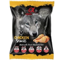 ALPHA SPIRIT Dog Snacks Chicken Напіввологі ласощі для собак (кубики з куркою)