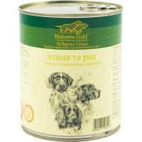 HUBERTUS GOLD Вологий корм для дорослих собак всіх порід (з птицею та рисом)