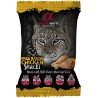 ALPHA SPIRIT Cat Snacks Free Range Chicken Напіввологі ласощі для котів (з куркою)