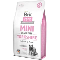 BRIT CARE Mini Grain Free Yorkshire Сухий гіпоалергенний корм для дорослих собак породи йоркширський тер'єр (з лососем та тунцем)