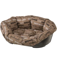 FERPLAST Sofa 2 Пластиковий лежак для котів та собак зі знімною подушкою