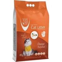 VANCAT Cat Litter Orange Наполнитель бентонитовый для кошачьих туалетов (с ароматом апельсина)