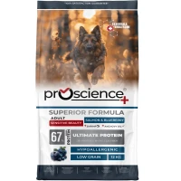 PROSCIENCE Adult Dog Sensitive Salmon & Blueberry Корм для дорослих собак всіх порід з чутливим травленням (лосось з чорницею)
