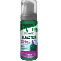 VET`S BEST Flea & Tick Waterless Bath for Cats Миюча піна для котів від комах (з ароматом бавовни та спецій)