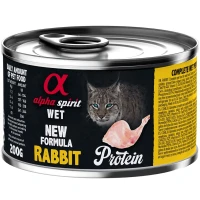 ALPHA SPIRIT Rabbit Protein for Adult Cats Вологий корм для дорослих котів усіх порід (з кроликом)