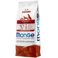 MONGE Dog All breeds Adult Сухий корм для дорослих собак усіх порід (з ягням)