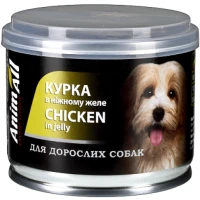 ANIMALL Влажный корм для взрослых собак всех пород (с курицей в нежном желе)