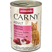ANIMONDA Carny Adult Вологий корм для дорослих котів (з яловичиною, індичкою та креветками)