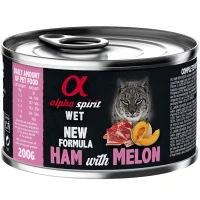 ALPHA SPIRIT Ham With Melon for Adult Cat Влажный корм для взрослых котов всех пород (со свининой и дыней)
