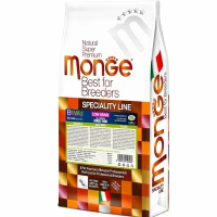 MONGE Dog Bwild Low Grain Сухий корм для дорослих собак усіх порід (з диким кабаном)