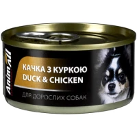 ANIMALL Вологий корм для дорослих собак усіх порід (з качкою в ніжному желе)