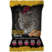 ALPHA SPIRIT Cat Snacks Free Range Chicken Напіввологі ласощі для котів (з куркою)
