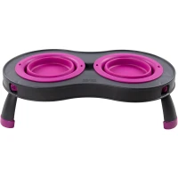 DEXAS Double Elevated Feeder Small Миска подвійна на складній підставці