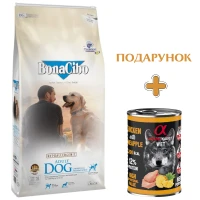 BONACIBO Adult Dog Chicken&Rice with Anchovy Сухий корм для дорослих собак всіх порід (Курка і рис)