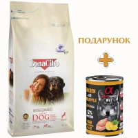 BONACIBO Adult Dog High Energy Chicken&Rice with Anchovy Сухий корм для дорослих активних собак всіх порід (Курка і рис)