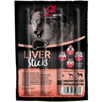 ALPHA SPIRIT Dog Sticks Liver Напіввологі ласощі для собак (з печінкою)