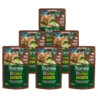 MONGE Cat Bwild Grain Free Wet Вологий корм для котів великих порід з 2-х місяців (з буйволом)