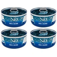 FARMINA N&D Grain Free Ocean Вологий корм для дорослих котів всіх порід (з тунцем і лососем)