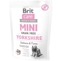 BRIT CARE Mini Grain Free Yorkshire Сухий гіпоалергенний корм для дорослих собак породи йоркширський тер'єр (з лососем та тунцем)