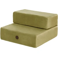 HARLEY AND CHO Tetris Single Olive Velur Сходинки для собак