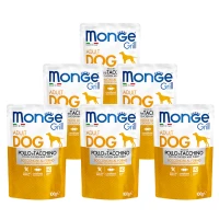 MONGE Dog Grill Вологий корм для дорослих собак усіх порід (з куркою та індичкою) MONGE Dog Grill Вологий корм для дорослих собак усіх порід (з куркою та індичкою)