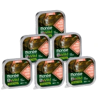 MONGE Cat Bwild Grain Free Wet Adult Вологий корм для дорослих котів усіх порід (з лососем)