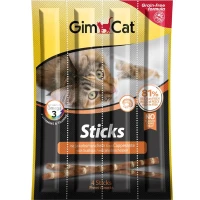 GIMCAT Sticks Grain-Free Ласощі для котів (з лососем та гребінцями)