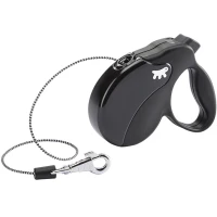 FERPLAST Amigo Cord Black Повідець-рулетка для собак зі шнурком
